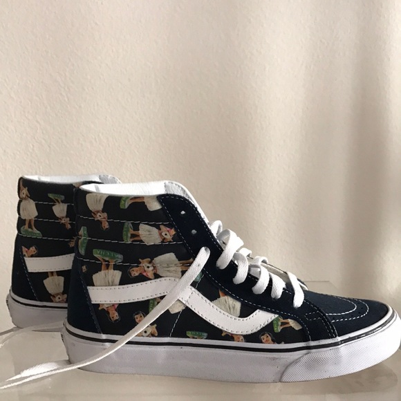 Vans Hula Girl High Top Classic Sneakers